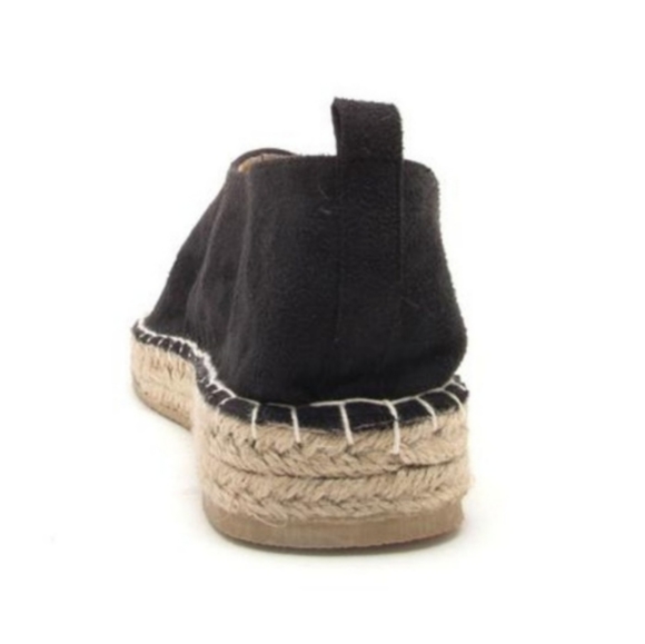 Vegan Suede D'Orsay Ballerina Espadrilles - Picture 4 of 4